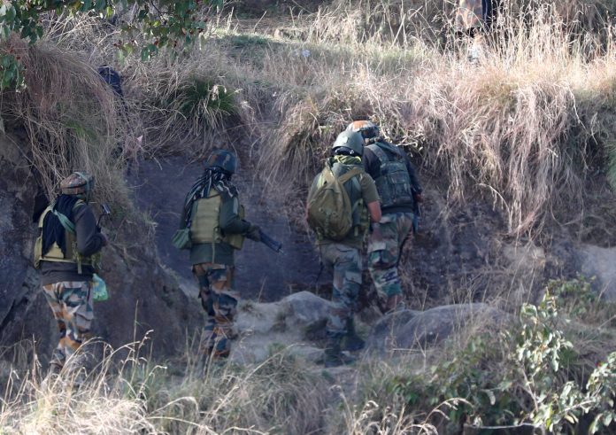 Anti-terrorist operation in J-K's Kathua