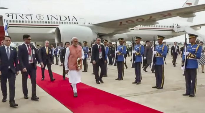 PM Modi arrives in Thailand
