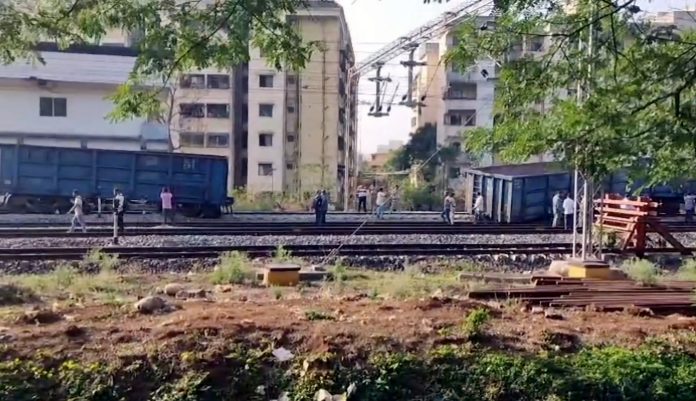 Goods train derails in Karnataka's Belagavi