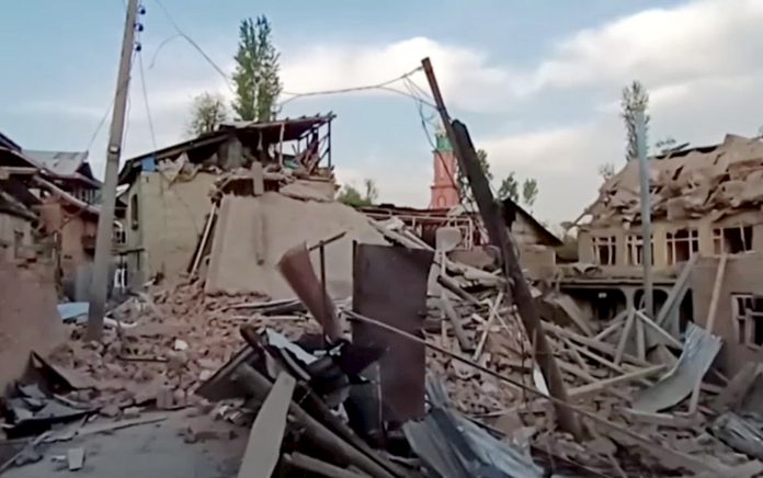 Pahalgam terror attack suspect's house destroyed